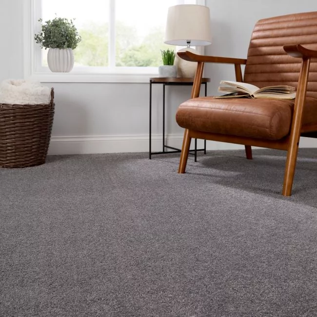 Splendour Dove Deep Pile Saxony Carpet