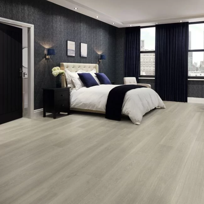 Karndean Van Gogh Rigid Core Grey Brushed Oak VGW120T-RKP Vinyl Floor Tiles