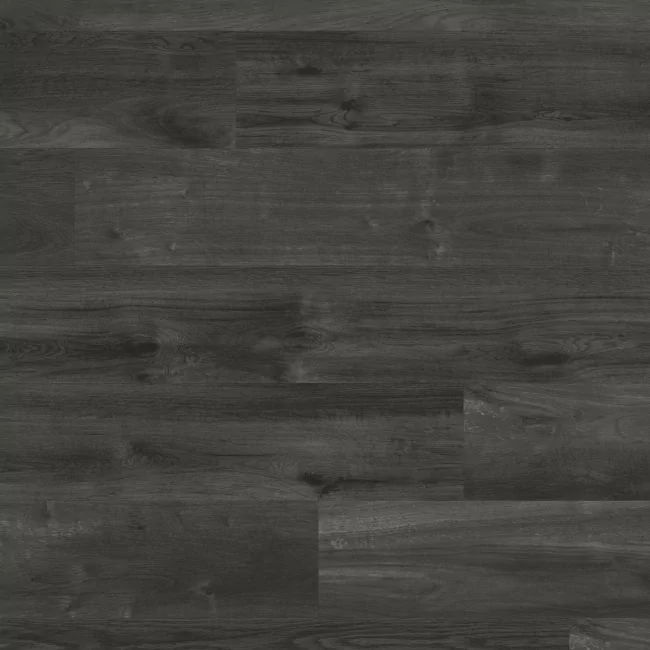 Charcoal Black Wood Effect Glue Down Lvt Flooring Planks For Home Office And Bathrooms Floors Ebony Vgw89T