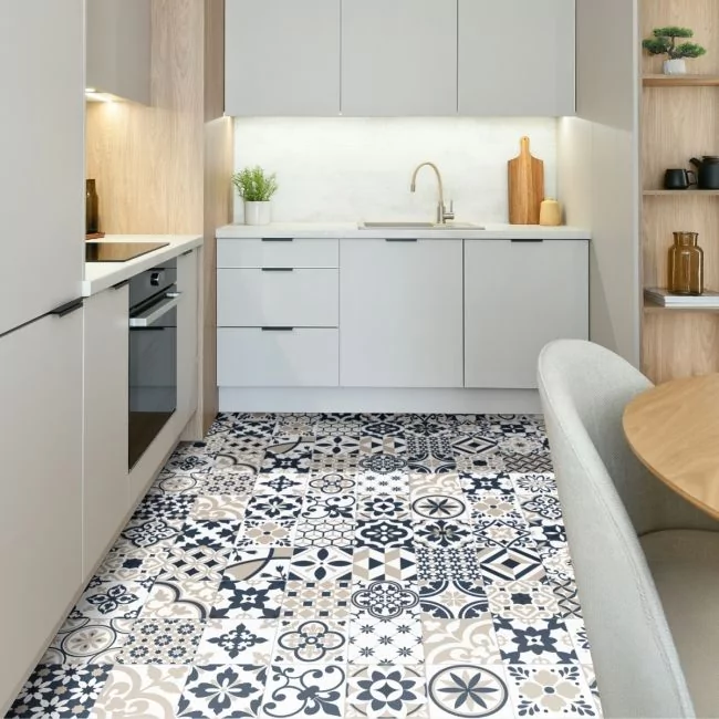 Vivre 60 Patterned Vinyl Flooring Roll