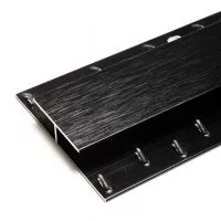 Premier Brushed Black Double Door Threshold