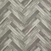 Rustic Wood Grey Washed Parquet Vinyl Flooring