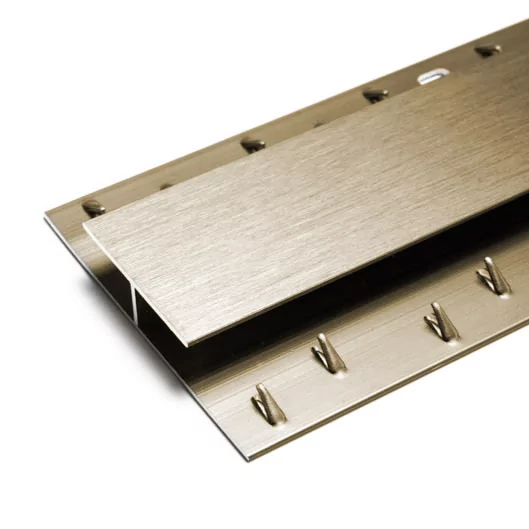 Premier Brushed Light Bronze Double Door Threshold