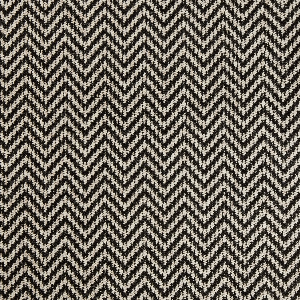 Pattern Play Black & White ZigZag Carpet