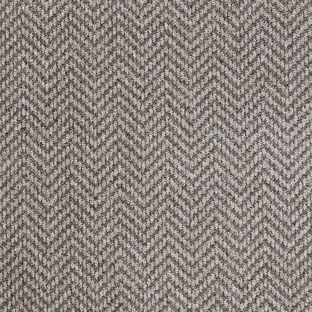 Pattern Play Greige Zigzag Carpet