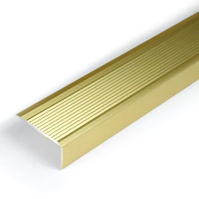 Matt Gold Self Adhesive Stair Nosing
