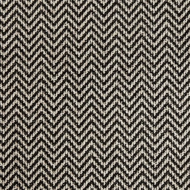 Pattern Play Black & White ZigZag Carpet