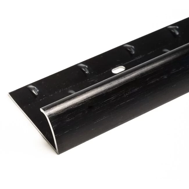 Premier Brushed Black Single Door Threshold