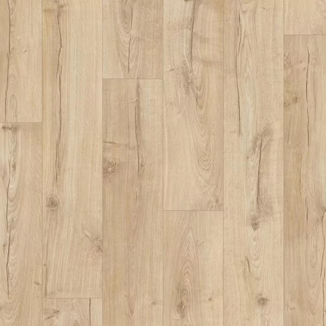 Quick Step Impressive Ultra 12Mm Thick Laminate Flooring Classic Oak Beige Imu1847 With 4V Edging