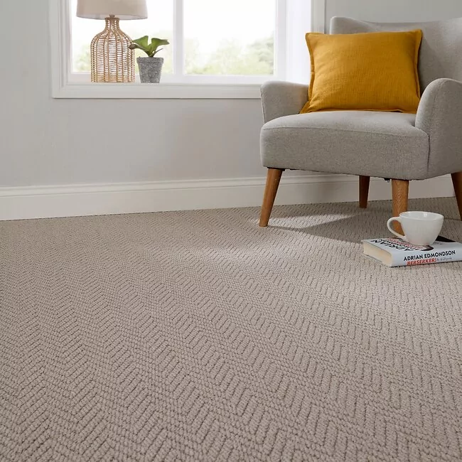 Resilience Mouse Herringbone Carpet