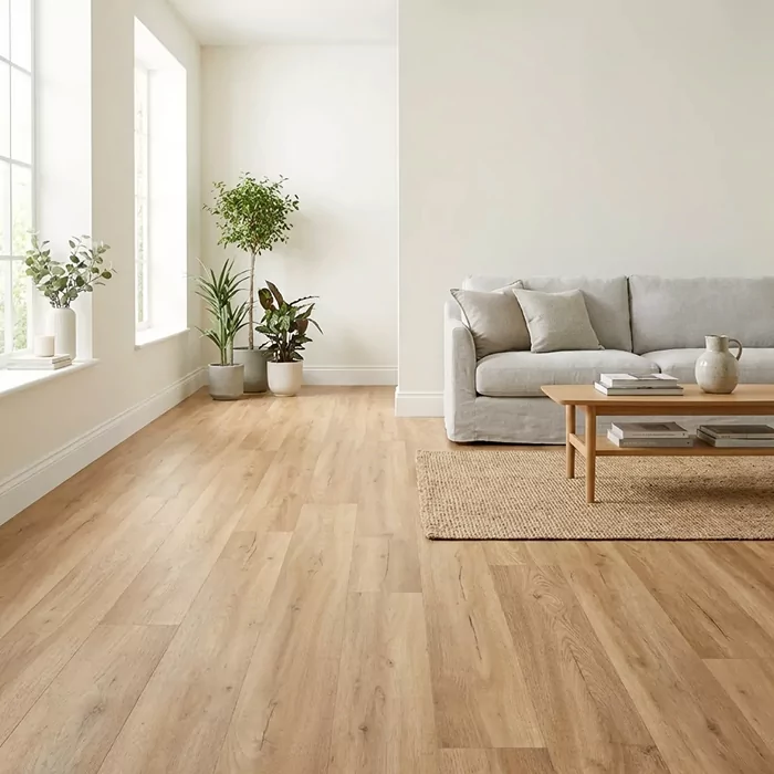 Tudor Mansions Montacute Stone Felt Backed Vinyl Flooring