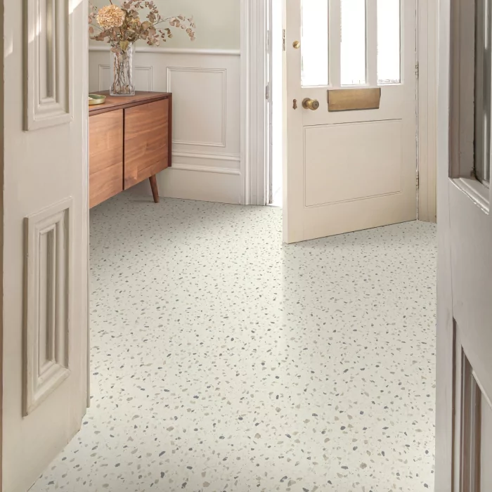 Geometric Cushion Vinyl Flooring Sheet Cairo 03