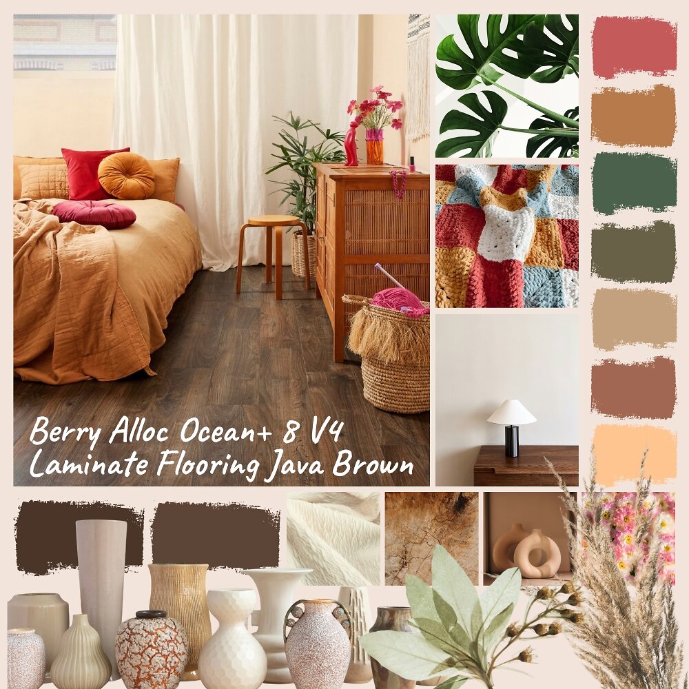 Moodboard_-_Berry_Alloc_Ocean_8_V4Laminate_Flooring_Java_Brown