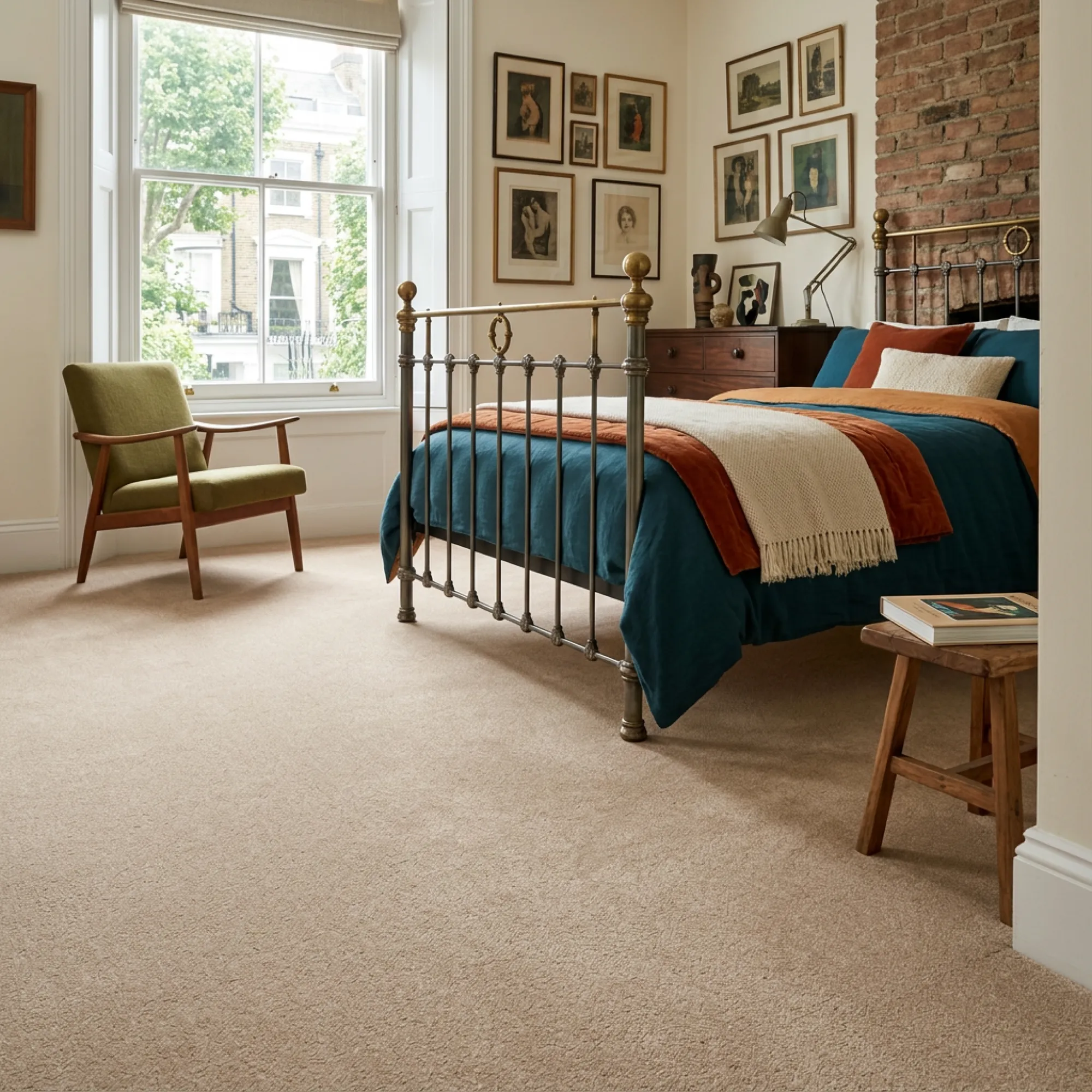 Walkover Oatmeal Twist Pile Carpet