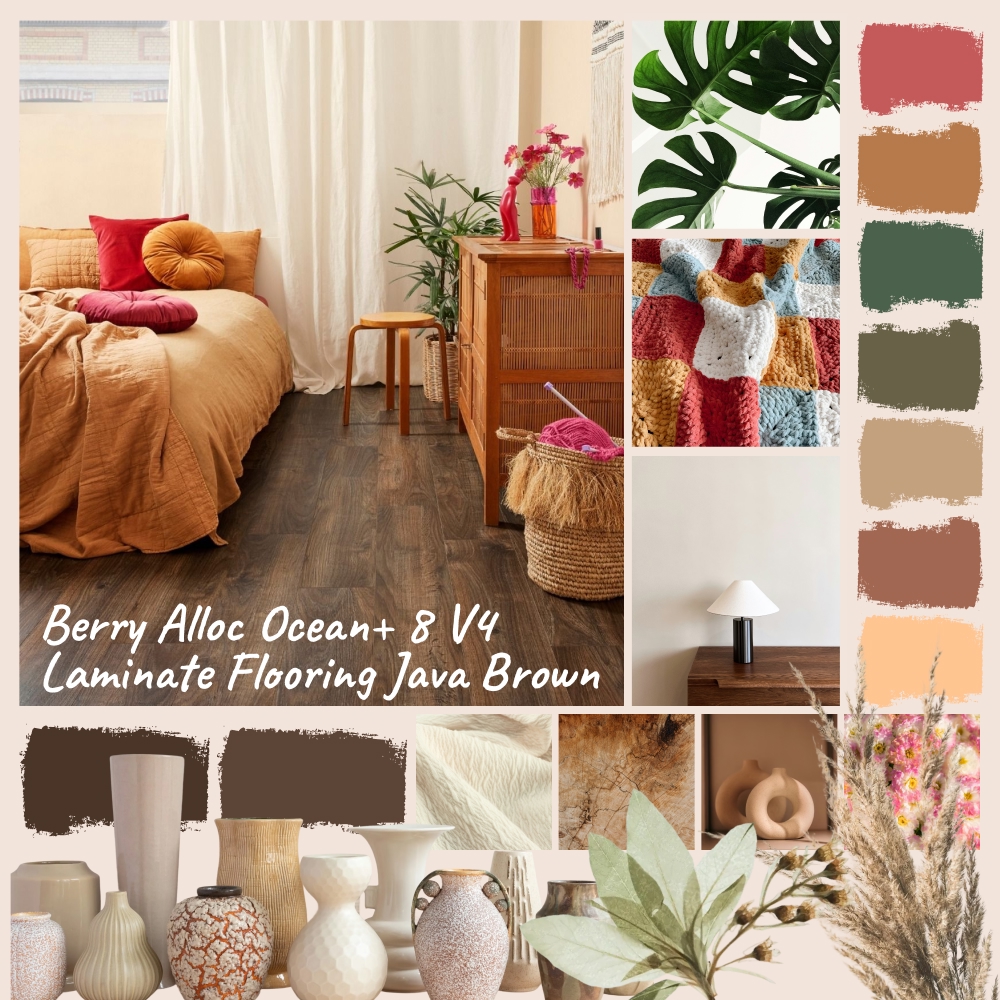 Moodboard_-_Berry_Alloc_Ocean_8_V4Laminate_Flooring_Java_Brown